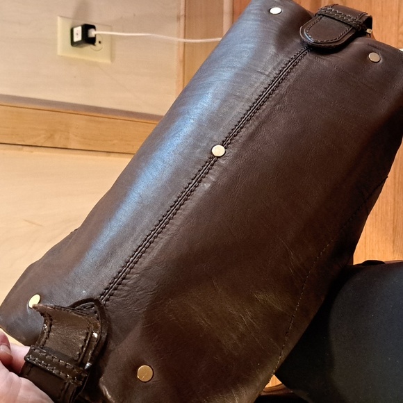 Jimmy Choo TOGO choco bowler satchel bag - Picture 5 of 13